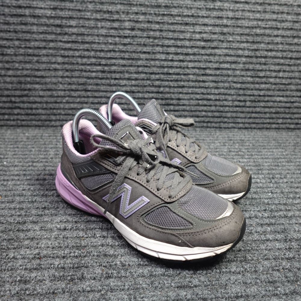 New Balance Shoes Womens 8 B 990v5 W990BV5 Gray Pink Running Sneakers